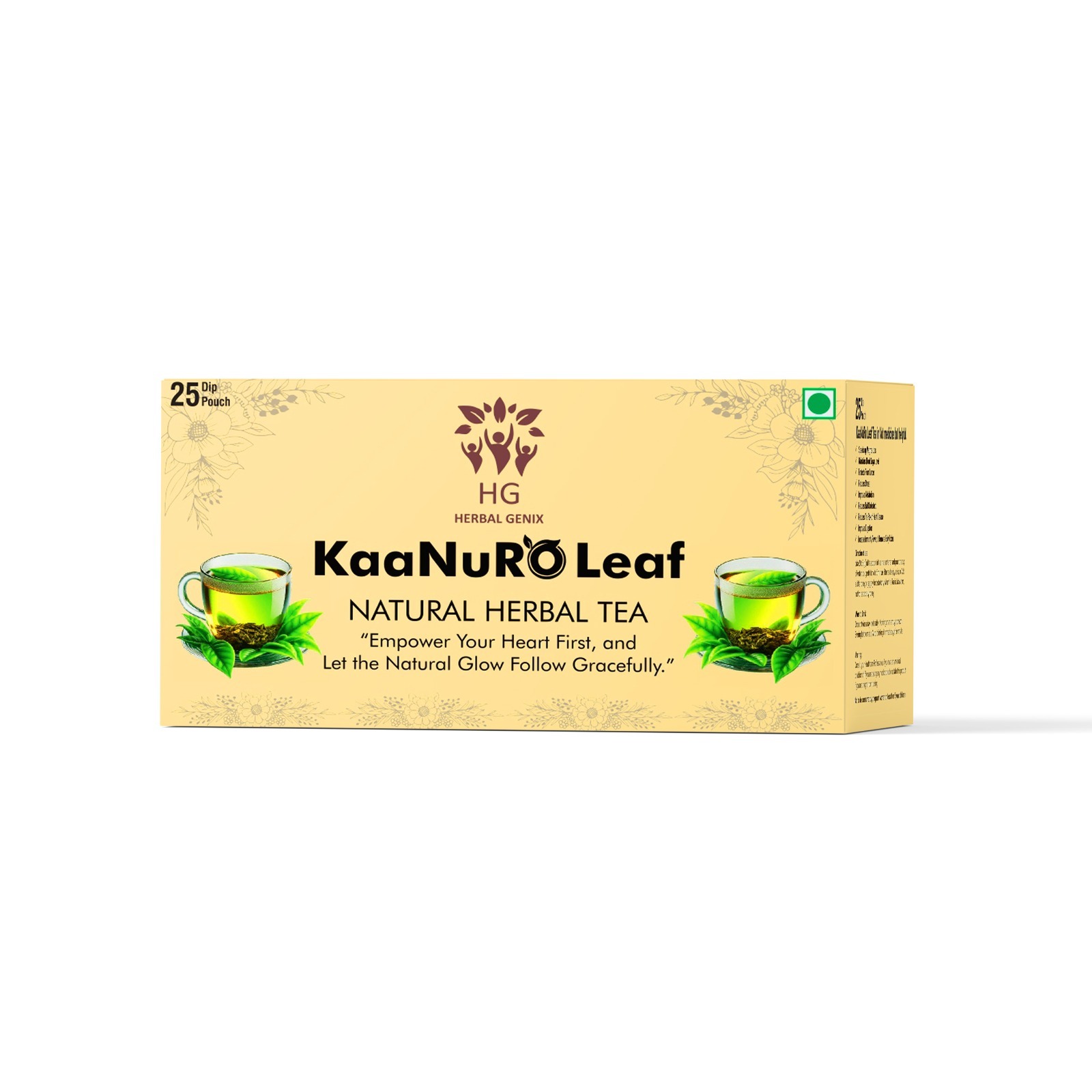 Herbal Genix KaaNuRO Leaf Natural Herbal Milk Tea Bags